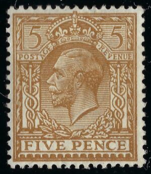 KGV sg381/83 N25(6) 5d Bistre-brown - mounted mint