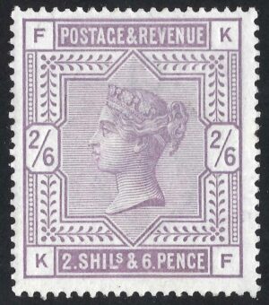 QV sg178 2s6d lilac (K-F) - fine mint