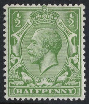 KGV sg351/56 N14(9) ½d Dull yellow (apple) green - mint