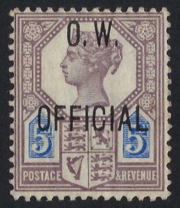 QV sgO34 5d O.W. OFFICIAL - fine mint with certificate