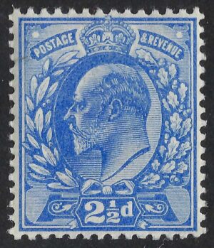 KEVII sg230 M16(2) 2½d ultramarine – unmounted mint