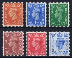 KGVI sg503-508 definitive set - unmounted mint