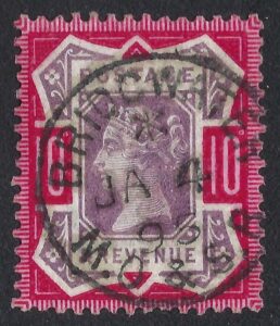 QV sg201a K39)2) 10d dull purple & deep full carmine - fine used