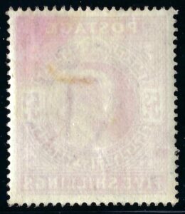 KEVII sg263 5s Bright carmine – unmounted mint