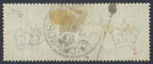 QV sg185 £1 brown-lilac H-C (Crowns wmk) – fine used