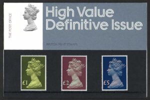 QEII 1977 High Values Definitive Presentation Pack #91