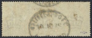 QV sg185 £1 brown-lilac P-C (Crowns wmk) with 1886 FLEET St registered oval cancel
