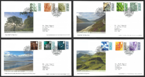 11-8-2022 Barcoded Regional Definitives First Day Covers (4) – Tallents House h/s