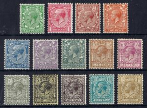 KGV sg351-396 Royal Cypher set (no 9d olive) M/M