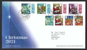 2021 Christmas First Day Cover - Tallents House h/s
