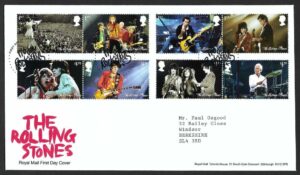 2022 The Rolling Stones First Day Cover - Dartford h/s