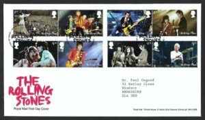 2022 The Rolling Stones First Day Cover - Tallents House h/s