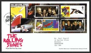 2022 The Rolling Stones MS4462 First Day Cover - Dartford h/s