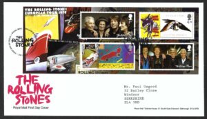2022 The Rolling Stones MS4462 First Day Cover - Tallents House h/s