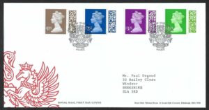 4-4-2022 Barcoded Definitives First Day Cover – Windsor h/s