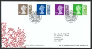 4-4-2022 Barcoded Definitives First Day Cover – Windsor h/s