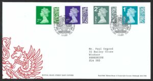 1-2-2022 Barcoded Definitives First Day Cover – Tallents House h/s