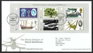2022 The Stamp Designs of David Gentleman First Day Cover - Tallents House h/s