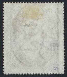 QV sg128 10/- greenish grey (G-F) good used example