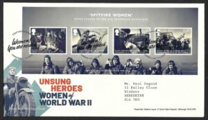 2022 Spitfire Women MS4671 First Day Cover – London h/s