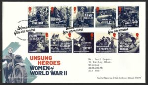2022 Unsung Heroes First Day Cover – London h/s