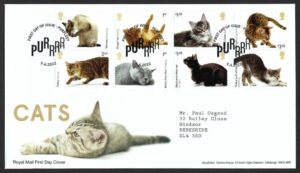 2022 Cats First Day Cover – Purfleet h/s