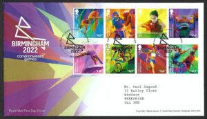 2022 Commonwealth Games First Day Cover – Birmingham h/s