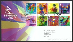 2022 Commonwealth Games First Day Cover – Tallents House h/s