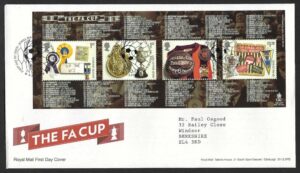 2022 The FA Cup MS4642 First Day Cover – Tallents House h/s