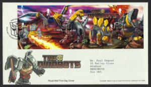2022 Transformers MS4708 First Day Cover –Tallents House h/s