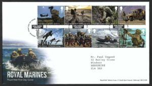 2022 Royal Marines First Day Cover – Lympstone h/s