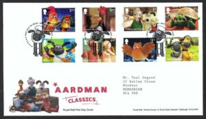 2022 Aardman Classics First Day Cover – Bristol h/s