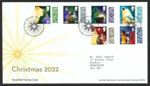 2022 Christmas First Day Cover – Tallents House h/s