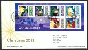 2022 Christmas MS4738 First Day Cover – Tallents House h/s