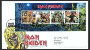 2023 Iron Maiden MS4764 First Day Cover – Tallents House h/s