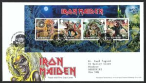 2023 Iron Maiden MS4764 First Day Cover – London h/s