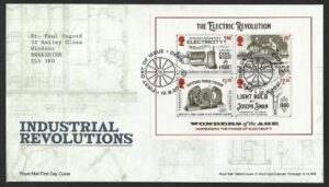 2021 The Electric Revolution MS4561 First Day Cover – Derby h/s