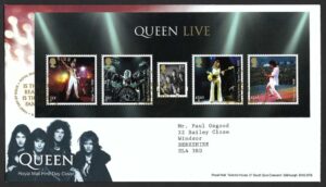 2020 Queen Live MS4396 First Day Cover – Tallents House h/s