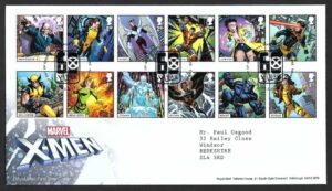 2023 X-Men First Day Cover - Tallents House h/s