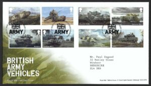 2021 British Army Vehicles First Day Cover - Tallents House h/s