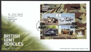 2021 British Army Vehicles MS4574 First Day Cover - Tallents House h/s