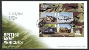 2021 British Army Vehicles MS4574 First Day Cover - Bovington h/s