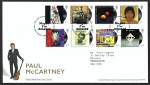 2021 Paul McCartney First Day Cover - Tallents House h/s