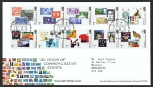 2024 100 Years of Commemorative Stamps First Day Cover - Tallents House h/s