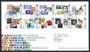 2024 100 Years of Commemorative Stamps First Day Cover - Wembley h/s