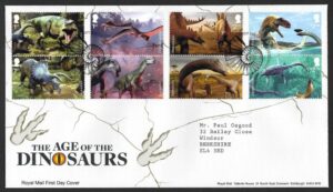 2024 The Age of the Dinosuars First Day Cover - Lyme Regis h/s